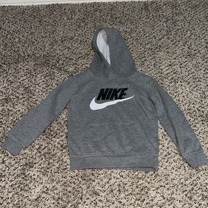 Nike Kids Charcoal Gray Hoodie